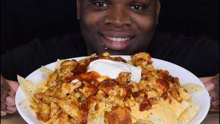 LOADED CHEESY NACHOS MUKBANG | CALIENTAY ASMR MUKBANG