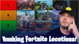 Ranking EVERY Fortnite Location *POI* (Chapter 1 Season 1 - Chapter 4 Season 4)