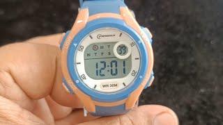 Kids Digital Mingrui Watch Time Configuration