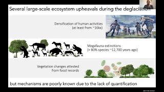 Antoine Champreux - Effects of climate change on South American ecosystems after the last ice age