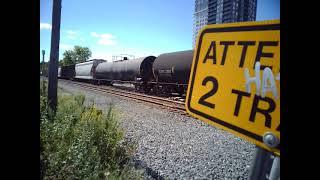 Railfanning At The Strathroy Sub on Ridout St London ON September 1 2022