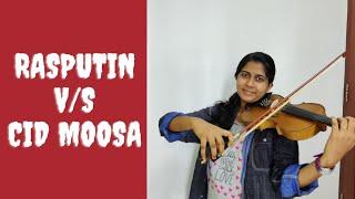 RASPUTIN  V/S  CID MOOSA | VIOLIN COVER | SAMYUKTHA RANJITH|RASPUTIN CHALLENGE | RASPUTIN |BONEY M