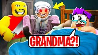 Can We Survive ROBLOX WEIRD STRICT GRANDMA!? (Weird Strict Dad SECRET ENDING!)