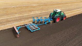 Летняя пахота! FENDT FAVORIT 920. Плуг LEMKEN + сеялка.