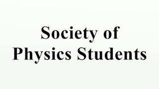 Society of Physics Students