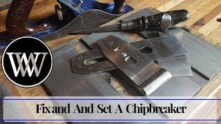 How to Fix Chipbreaker Clog on a Hand Plane Iron | Woodworking tip