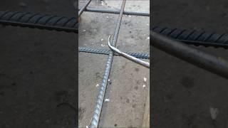 Great construction tip and skill. How to tie reinforcement quickly and securely #diy #tips #tricks