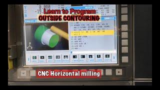 HOW TO PROGRAM OUTSIDE CONTOURING IN MANUAL GUIDE I(Doosan Fanuc control)