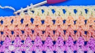 Crochet ALTERNATIVE V Stitch - Faster and LESS HOLES!