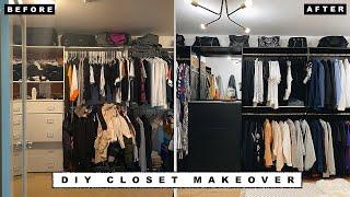 EXTREME DIY CLOSET MAKEOVER!!!