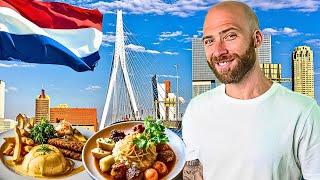 100 Hours in Rotterdam!! (Full Documentary) Dutch Food Marathon In The Netherlands!!