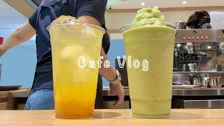 Korean Cafe Vlog | Yuzu? Mango? .. Matcha? Melon?