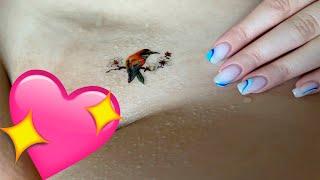 Tutorial : How to Make a Beautiful Temporary Tattoo at Home? Video Instruction