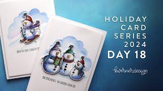 Holiday Card Series 2024 - Day 18 - Watercolor Snowmen