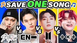 STRAY KIDS vs ENHYPEN vs BTS vs TXT: Save One SongKpop Quiz 2024 | K-Music Quiz