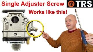 CARBURETOR TUNING: Single Adjuster Screw Setting EXPLAINED!