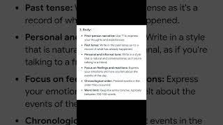 class 6, 7, 8, 9 10th diary entry format,rules, example and popular topics.#yts#ytubeshorts#youtbs