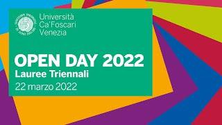 Open Day Ca' Foscari lauree triennali - Scienze e tecnologia - 22 marzo 2022