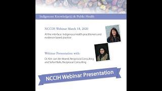 NCCIH Webinar At the Interface Presentation with Dr. Kim van der Woerd and Sofia Vitalis