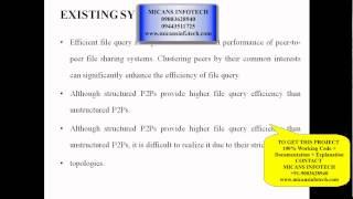 A Proximity-Aware Interest-Clustered P2P File Sharing System IEEE PROJECTS 2015-2016