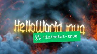 Nanowar Of Steel - HelloWorld.java (fix metal=true version feat. IntelliJ)