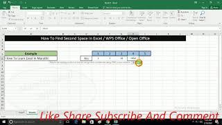 Unlock the Secret to Finding a Second Space in Excel!