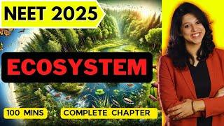 ECOSYSTEM  | NEET 2025 | COMPLETE ZOOLOGY ONE SHOT |  VANI MAAM