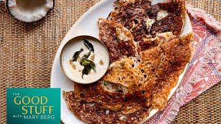 Vijaya Selvaraju's Rava Dosa with Coconut Chutney  | The Good Stuff with Mary Berg