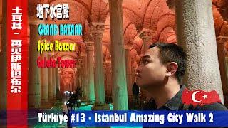 Turkey土耳其 #13 再见啦伊斯坦布尔 地下水宫殿真的很壮观 土耳其大巴扎️Basilica Cistern is so beautiful Galata Tower Grand Bazaar