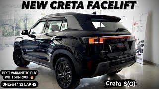 New Hyundai Creta Facelift S (O) Petrol | BEST VARIANT TO BUY | Full review 