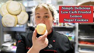 Low Carb Lemon Sugar Cookie Recipe- Roll, Slice & Bake