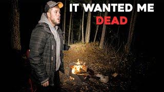 The Night I NEARLY DIED while Camping ALONE in the HAUNTED WOODS | IT WAS AFTER ME!