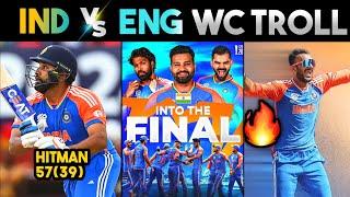 IND VS ENG T20WC TROLLS  | T20WC 2024 | HITMAN BUMRAH HARDIK KOHLI AXAR PATEL SKY | CRICKET TROLL