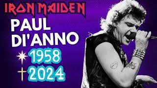 First Lead Singer of Iron Maiden, Paul Di'ANNO, Dies at 66