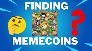 MEMECOINS AND HOW TO FIND THEM? DEX TRADES AND HOW TO DO THEM? SOLANA MOONSHOTS AND MEMES