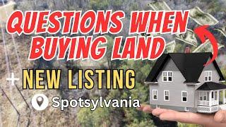 How to Buy Land: Spotsylvania & Fredericksburg VA | Expert Tips for Building Your Dream House