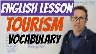 English lesson - Words to talk about TOURISM