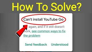 Can't Install App Problem Solve | how to solve can't install app problem on playstore | play store