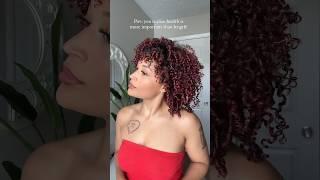 HEALTH OVER LENGTH #curls #curlyhair #redcurls #naturalhair