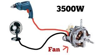 How To Make 220V Dynamo Generator Powerful From Fan MOTOR