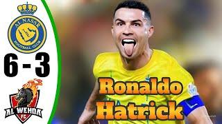 Ronaldo Show Crazy Hat-Trick - Al Nassr vs Al Wehda 6-3 - All Goals & Highlights - 2024