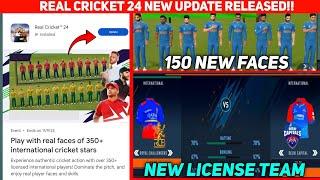 Real Cricket 24 New Update Finally !! Real Cricket 24 Phase-2 Update | Real Faces, Licence Teams