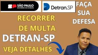 Como RECORRER de MULTA DETRAN SP