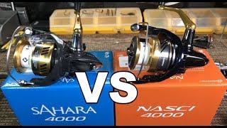 Shimano Nasci vs Shimano Sahara: detailed comparison and review