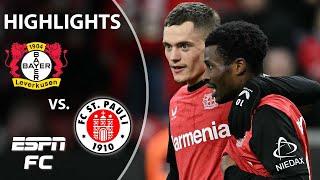  THRILLER CLASH  Bayer Leverkusen vs. St. Pauli | Bundesliga Highlights | ESPN FC