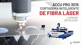 Cortadora de Láminas Metálicas ACCU PRO 3015 1.5KW a 3KW