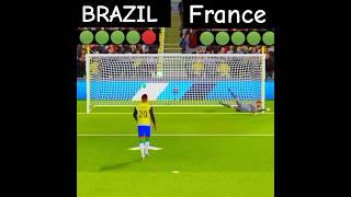 [BRAZIL VS  FRANCE} HD/#hyperxtalalcup #shorts #viralvideo #dreamleaguesoccer