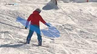 Snowboarden lernen - Driftschwung mit Gewichtsverlagerung