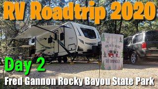 RV RoadTrip 2020 Day 2, Fred Gannon Rocky Bayou State Park