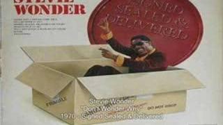 Stevie Wonder - Don't Wonder Why